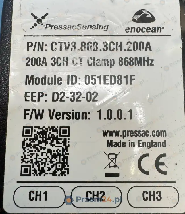 Pressac-CTV3.868.3CH.200A-Wireless-current-sensor-CT-clamp-(3-channel)-200A-3