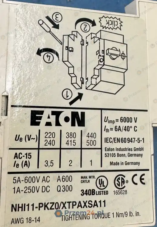 Eaton-NHI11-PKZ0-XTPAXSA11-Auxiliary-contact-block-4
