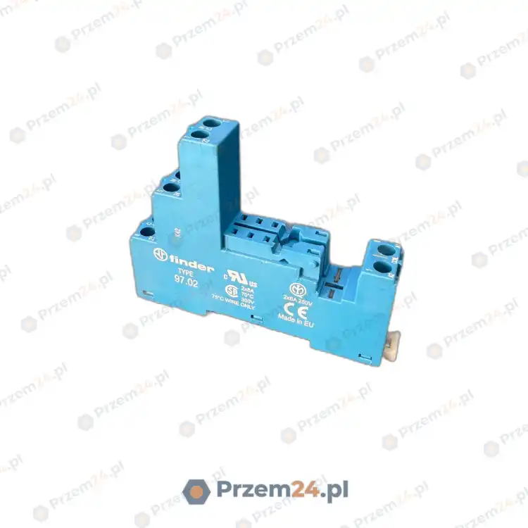 Finder-97.02-Relay-socket-2x8A-250V-(7-PIECES)