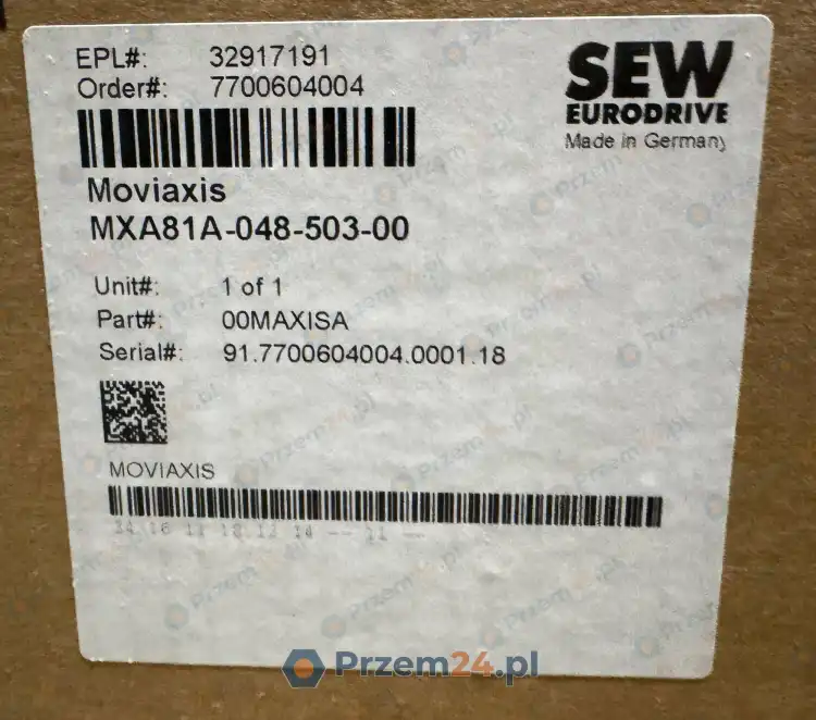 SEW-EURODRIVE-Moviaxis-MXA81A-048-503-00-Servo-Axis-Module-5
