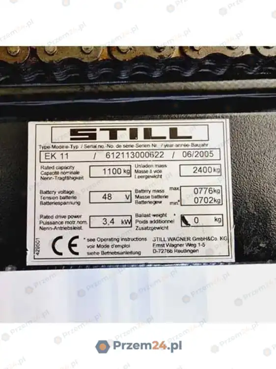 Forklift-Still-EK-11-9