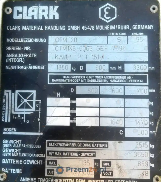 Forklift-Clark-CTM-20-8