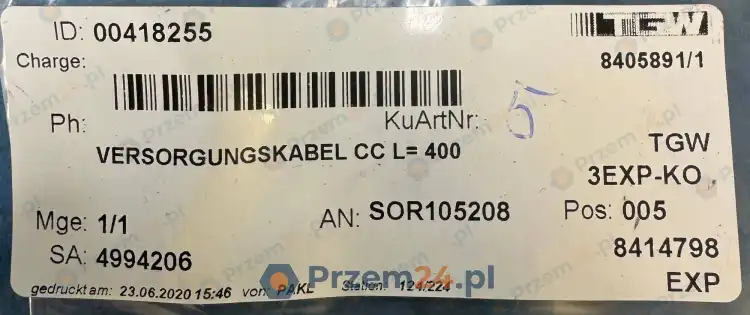 TGW-00418255-AKAtech-113995-Versorgungskabel-CC-Supply-Cable-L=400mm-3