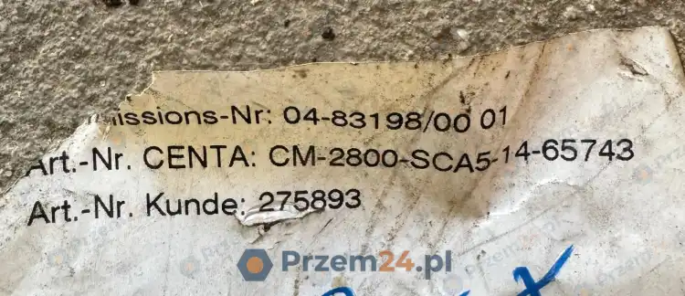 CENTA-Centamax-2800-CM-2800-SCA5-14-Flexible-Coupling-70-Shore-Complete-5
