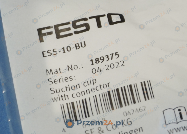 Festo-ESS-10-BU-ESS10BU-(189375)-Suction-cup-with-connector-New-in-box