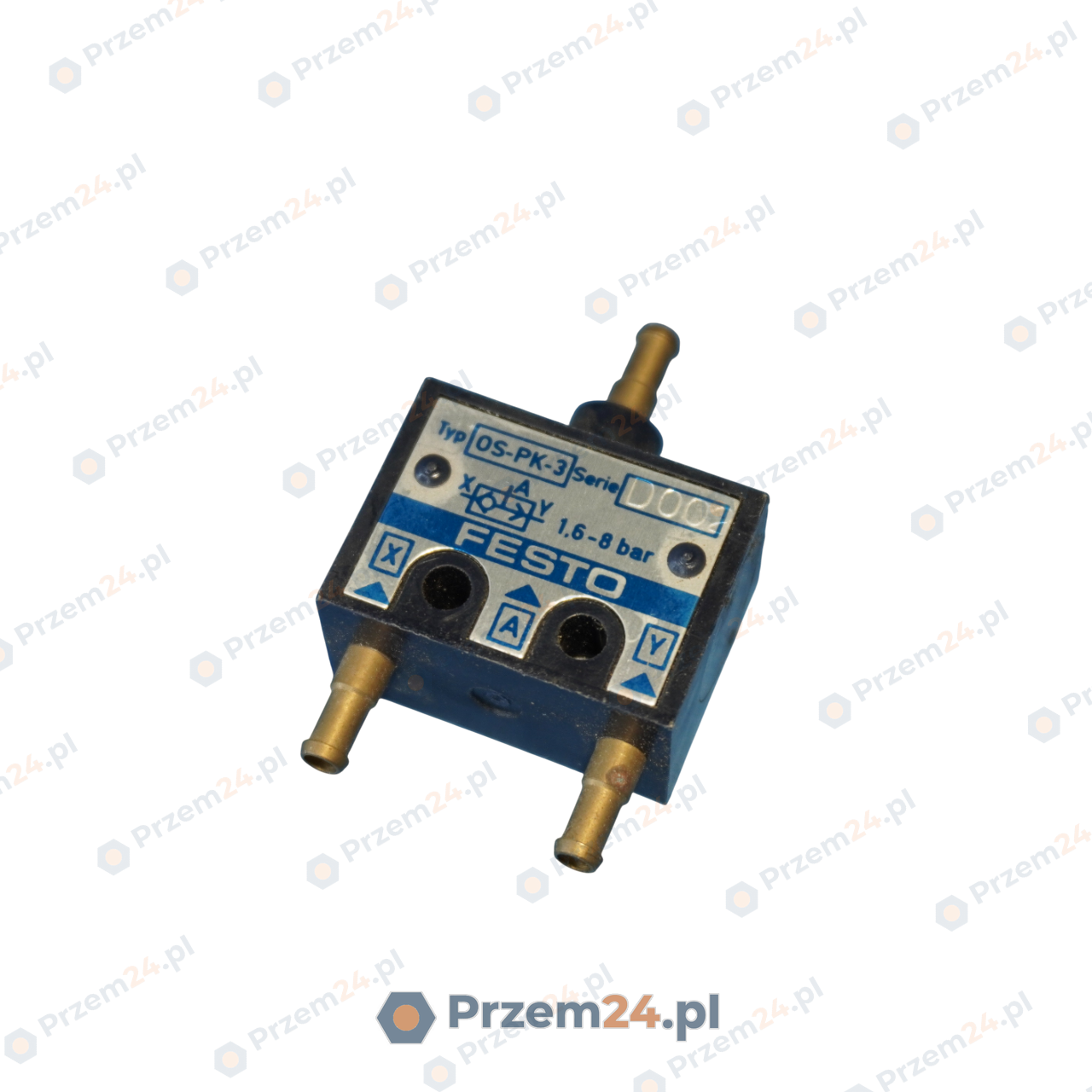 Festo-OS-PK-3-Pneumatic-OR-Gate-Valve-(LOT-OF-5)-New-no-box