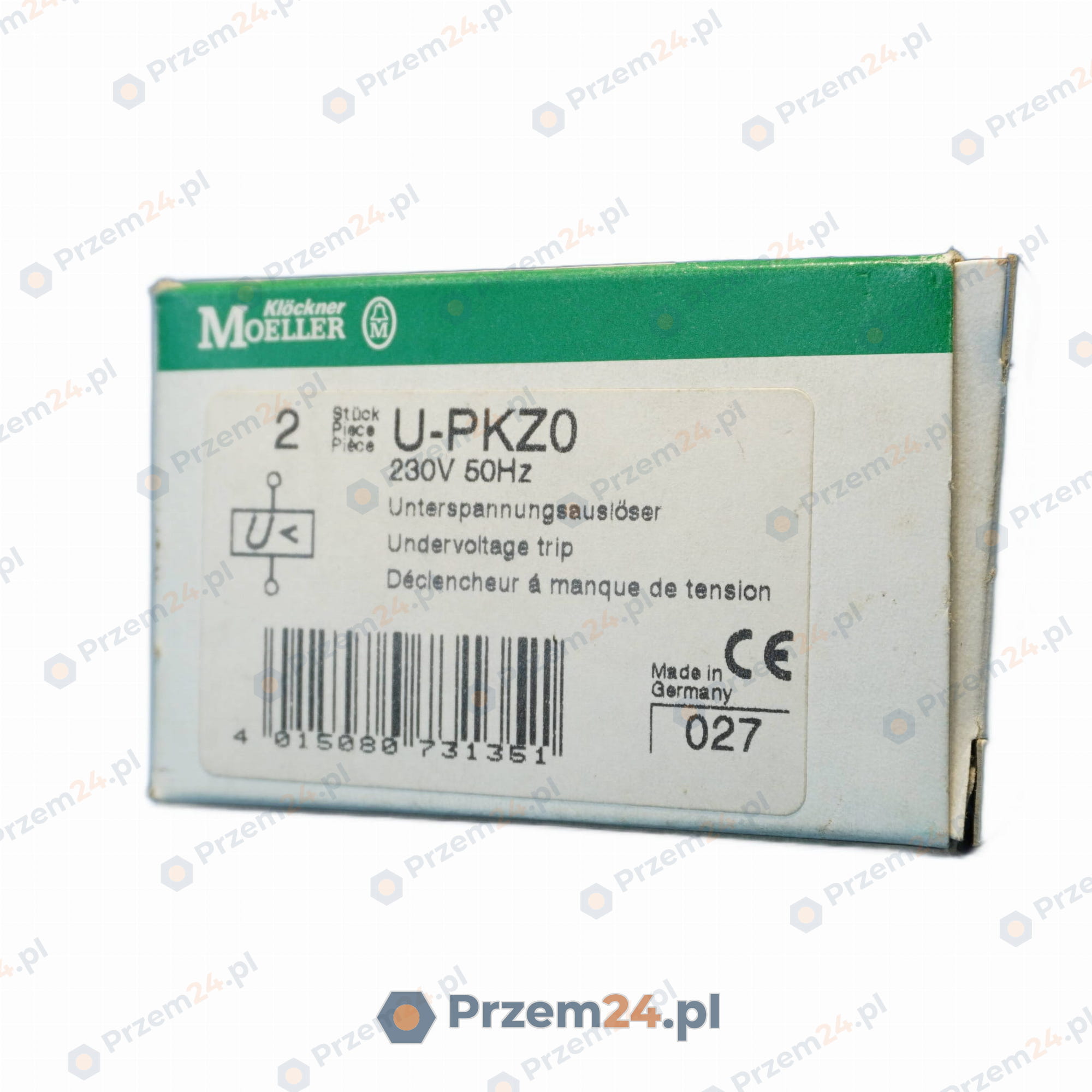 Moeller-U-PKZ0-UPKZ0-Undervoltage-Trip-Release-230V-50HZ-New-in-box