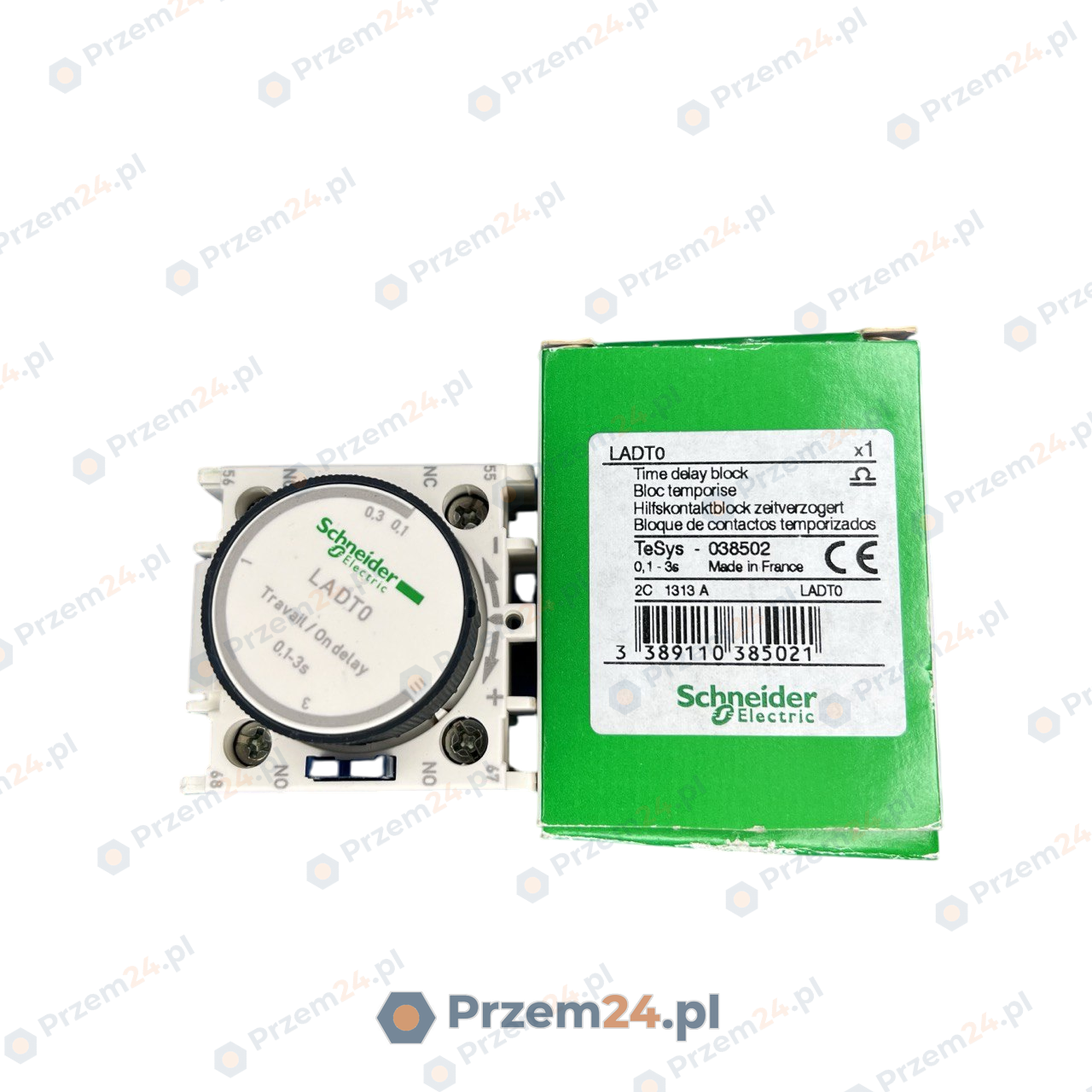 Schneider-LADT0-038502-Time-delay-block-0,1-3s-NEW-in-box