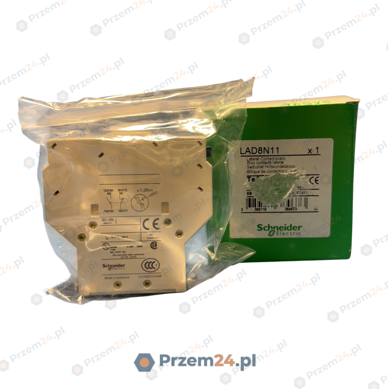 Schneider-LAD8N11-038467-Lateral-Contact-block-New-in-box