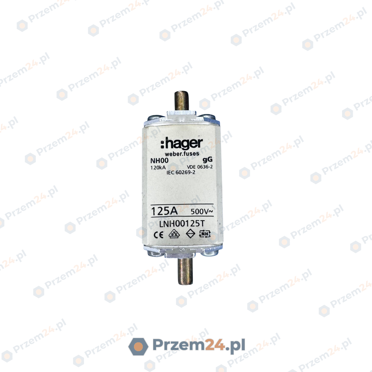 Hager-LNH00125T-Fuse-NH00-125A-500V-USED