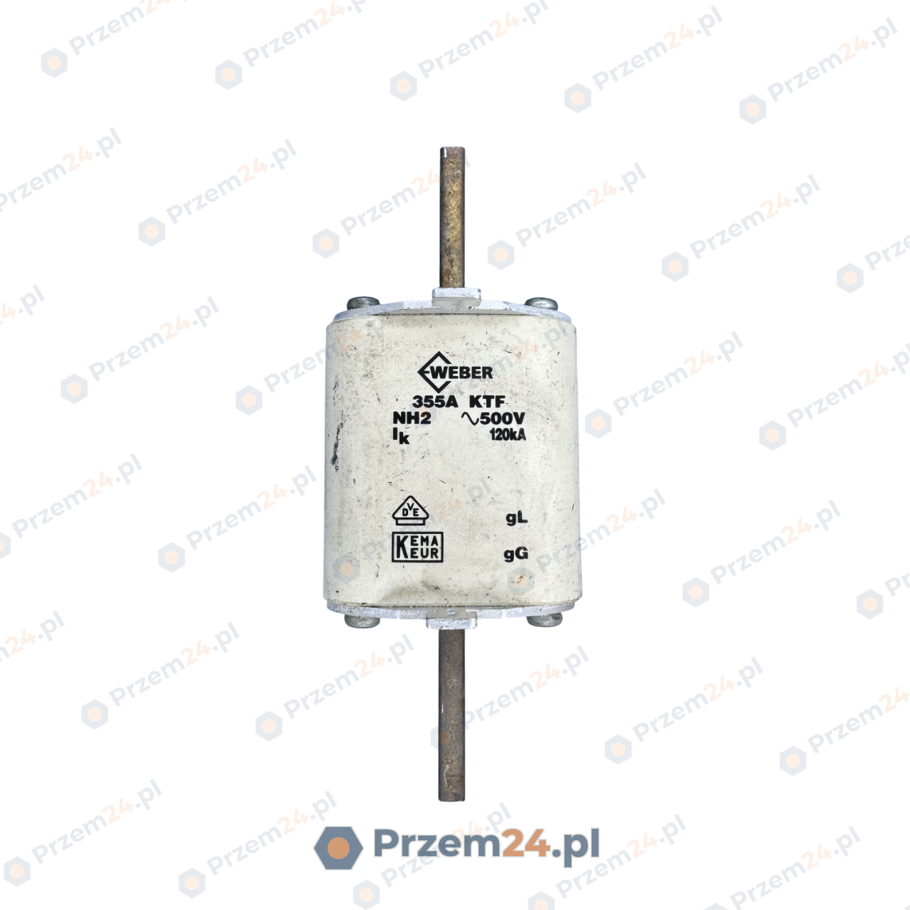 Weber-NH2-Fuse-355A-500v-120kA-USED