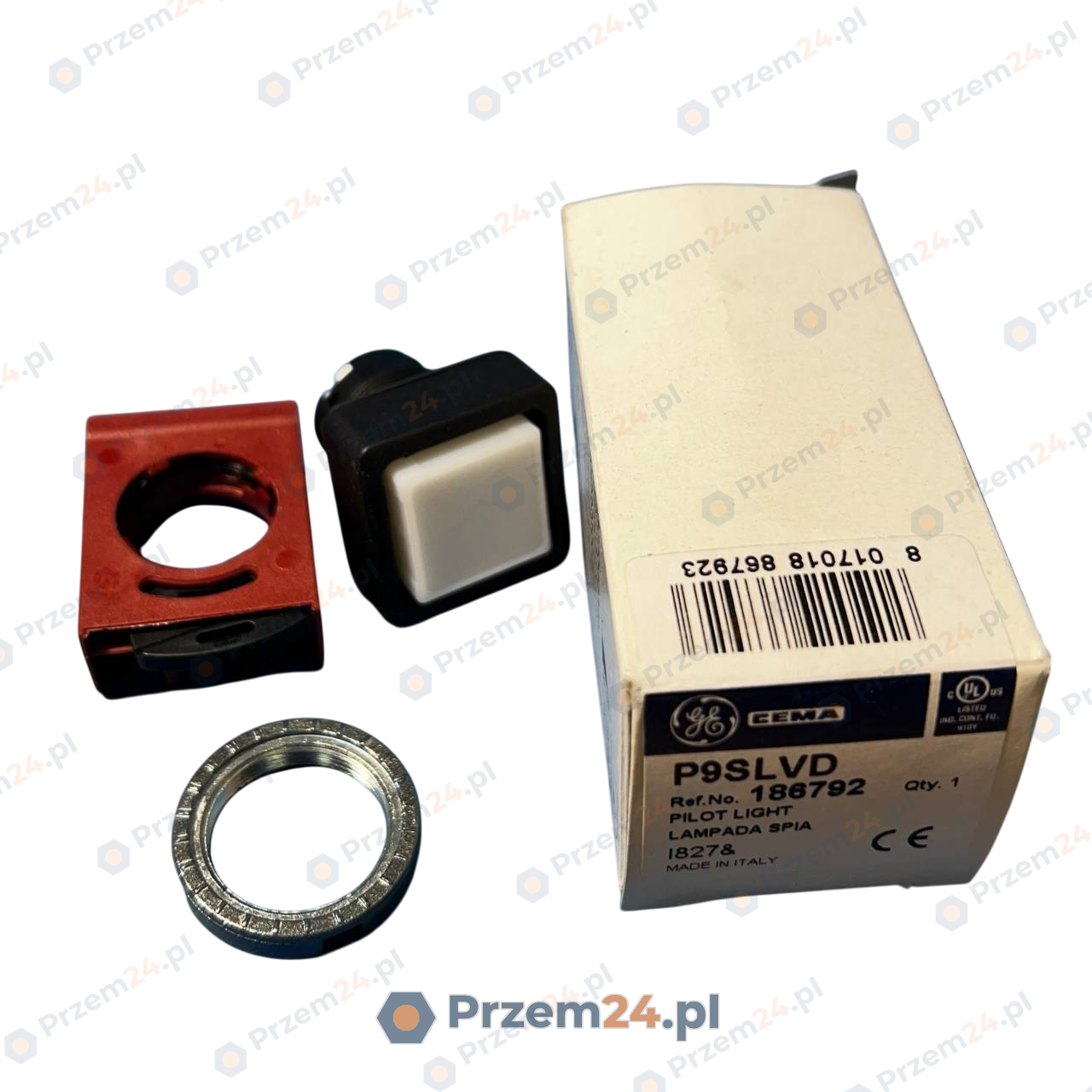 Cema-P9SLVD-186792-White-Pilot-Light-New-in-box