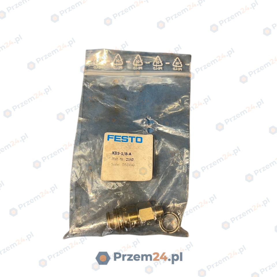 Festo-KD3-1-8-A-2142-Quick-Coupling-Socket-New-in-box