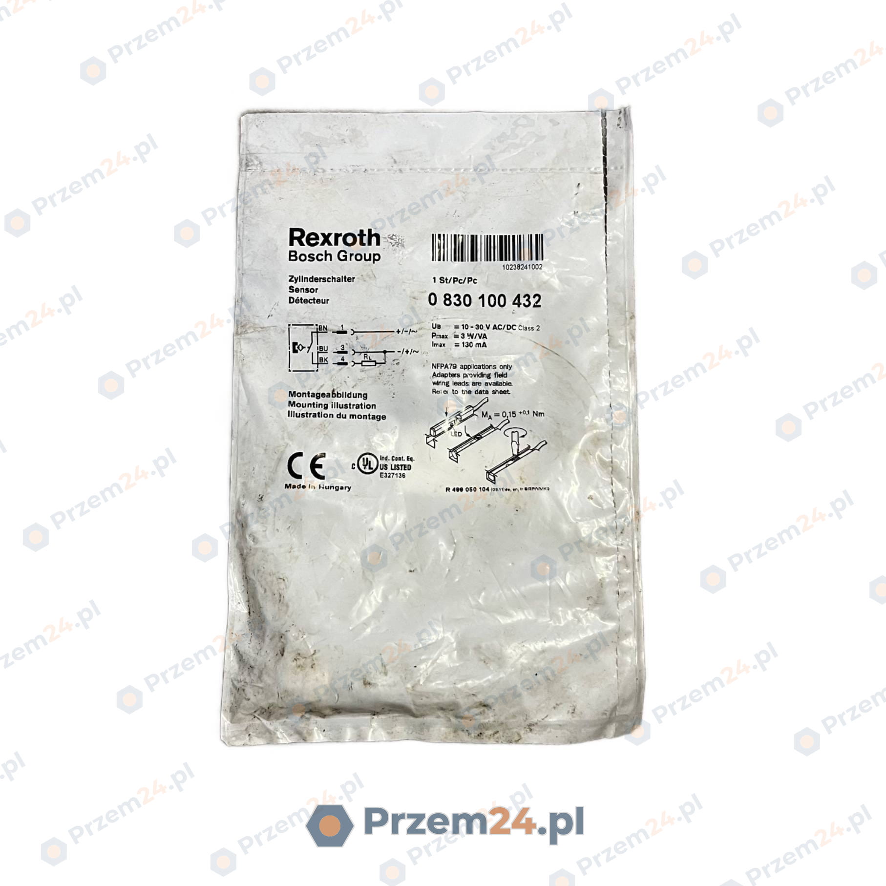 Rexroth-0-830-100-432-0830100432-Sensor-10-30-V-DC-130-mA-New-in-box