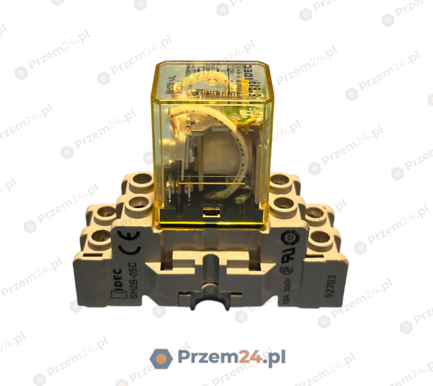 Idec-SH2B-05C-RH2B-ULAC24V-Relay-Socket-with-Plug-in-Relay-Used