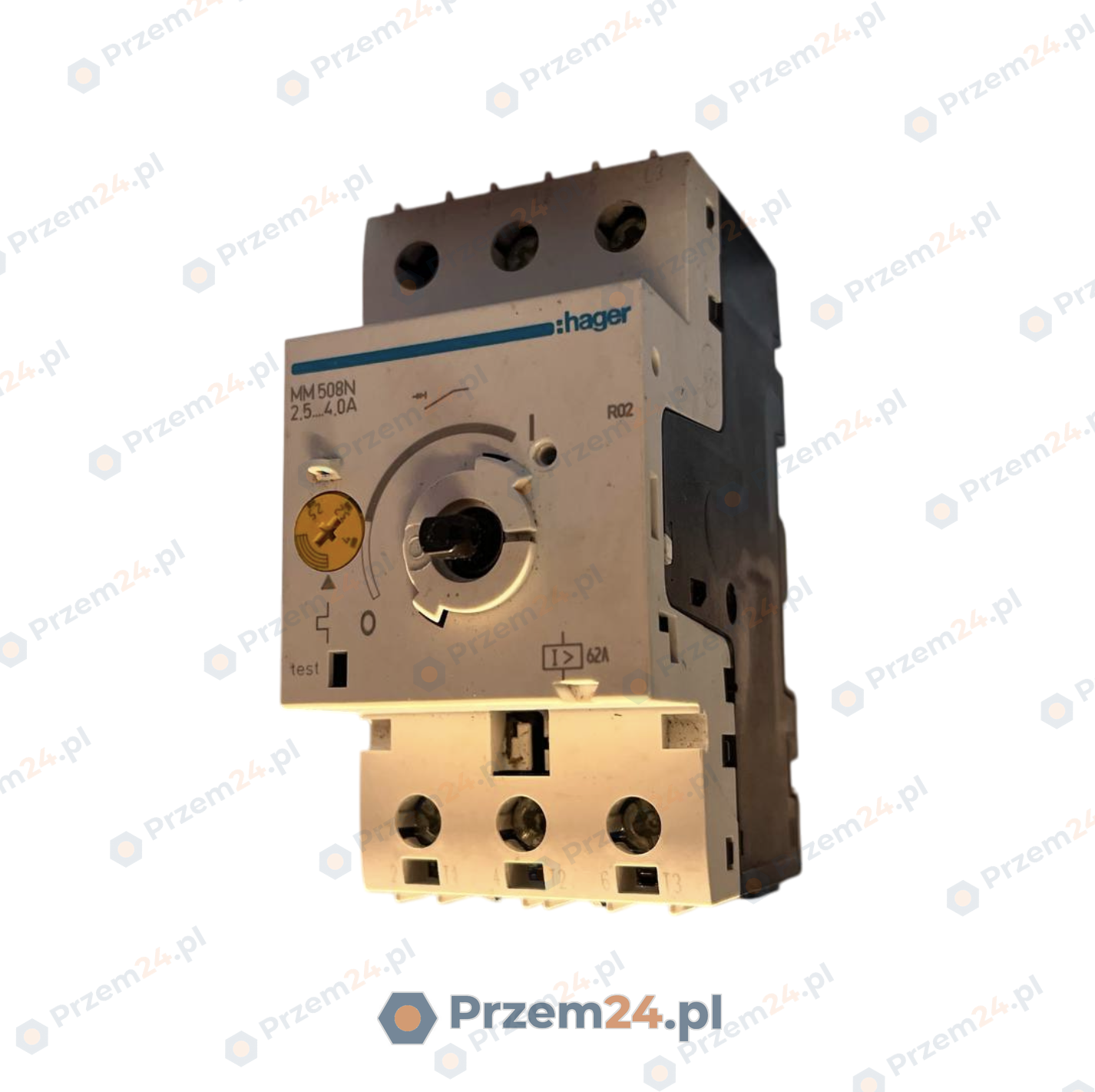 Hager-MM508N-Circuit-Breaker-2.5-4.0A-–-Used
