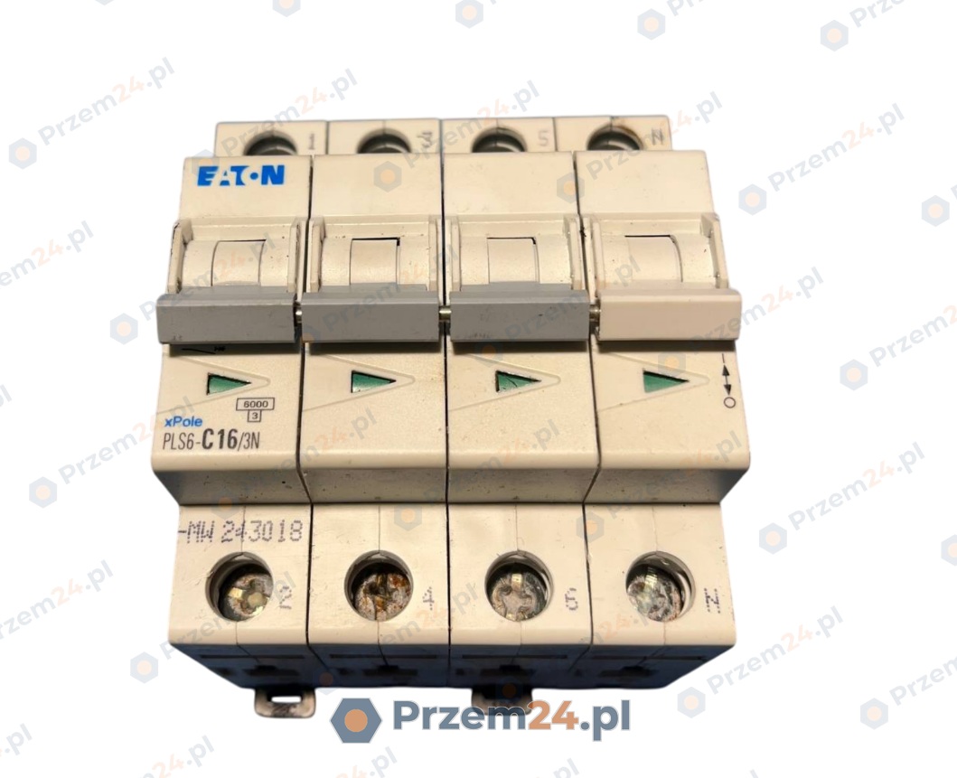 Eaton-PLS6-C16-3N-MW-243018-Circuit-Breaker-–-Used