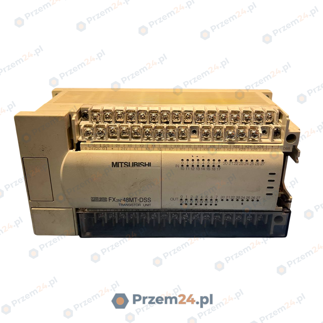 Mitsubishi-FX2N-48MT-DSS-FX2N48MTDSS-Programmable-Controller-24VDC-30W-Used