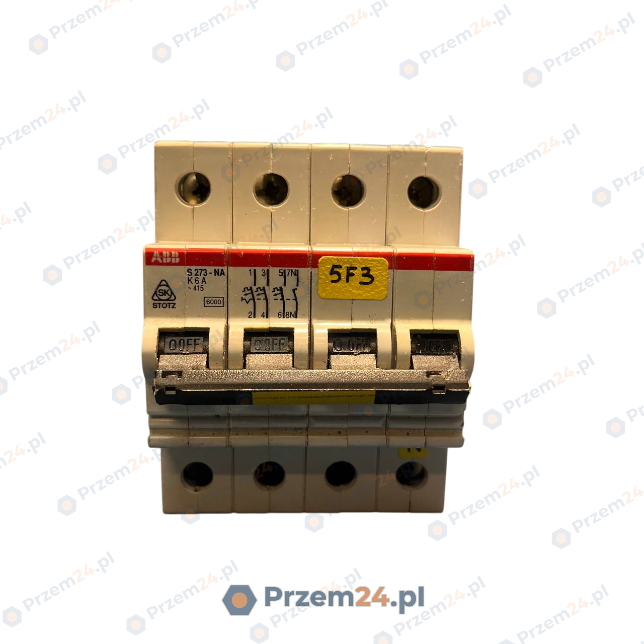ABB-S273-NA-K6A-Circuit-breaker-Used