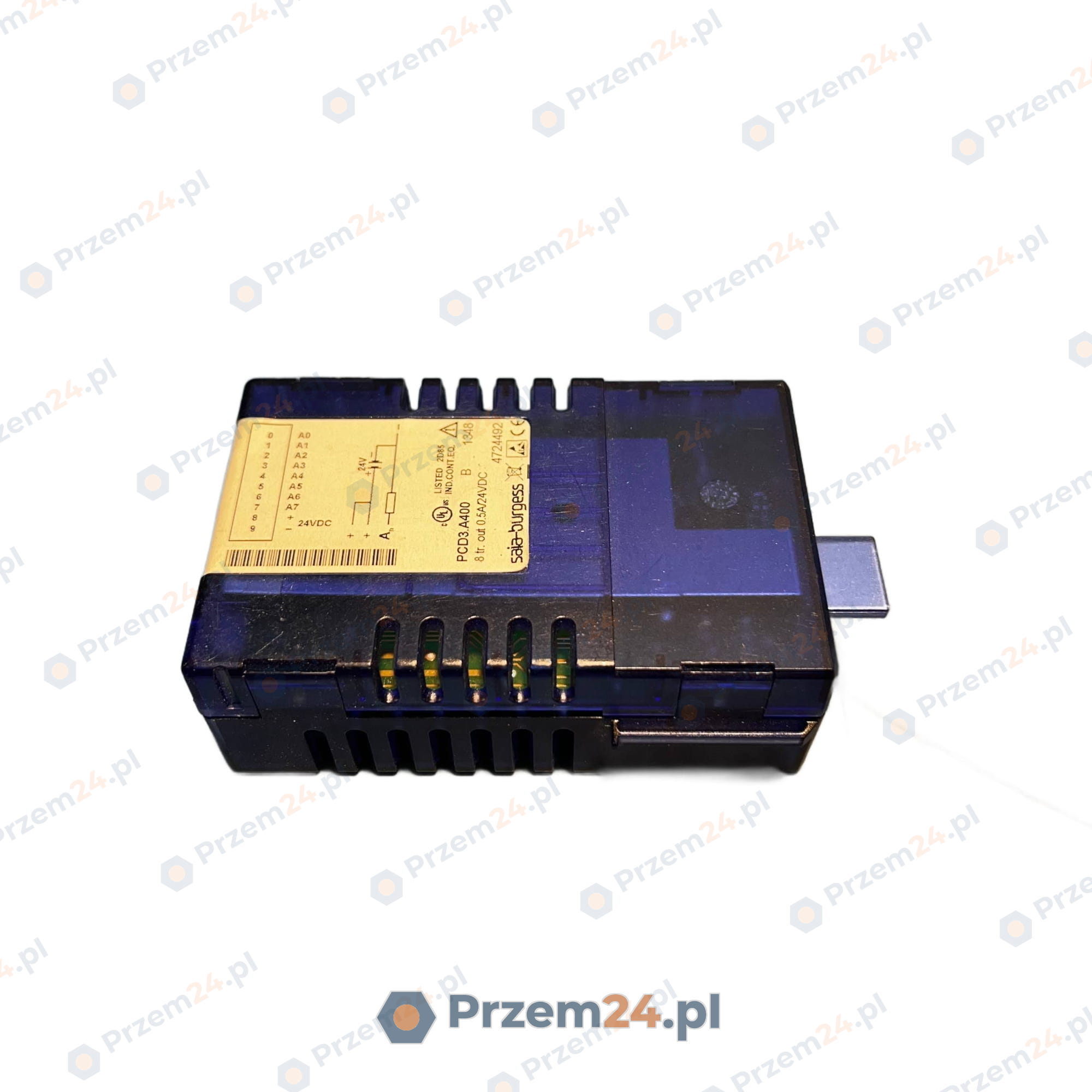 Saia-Burgess-PCD3.A400-Output-Module-8-Transistor-Outputs-0.5A-24VDC-Used