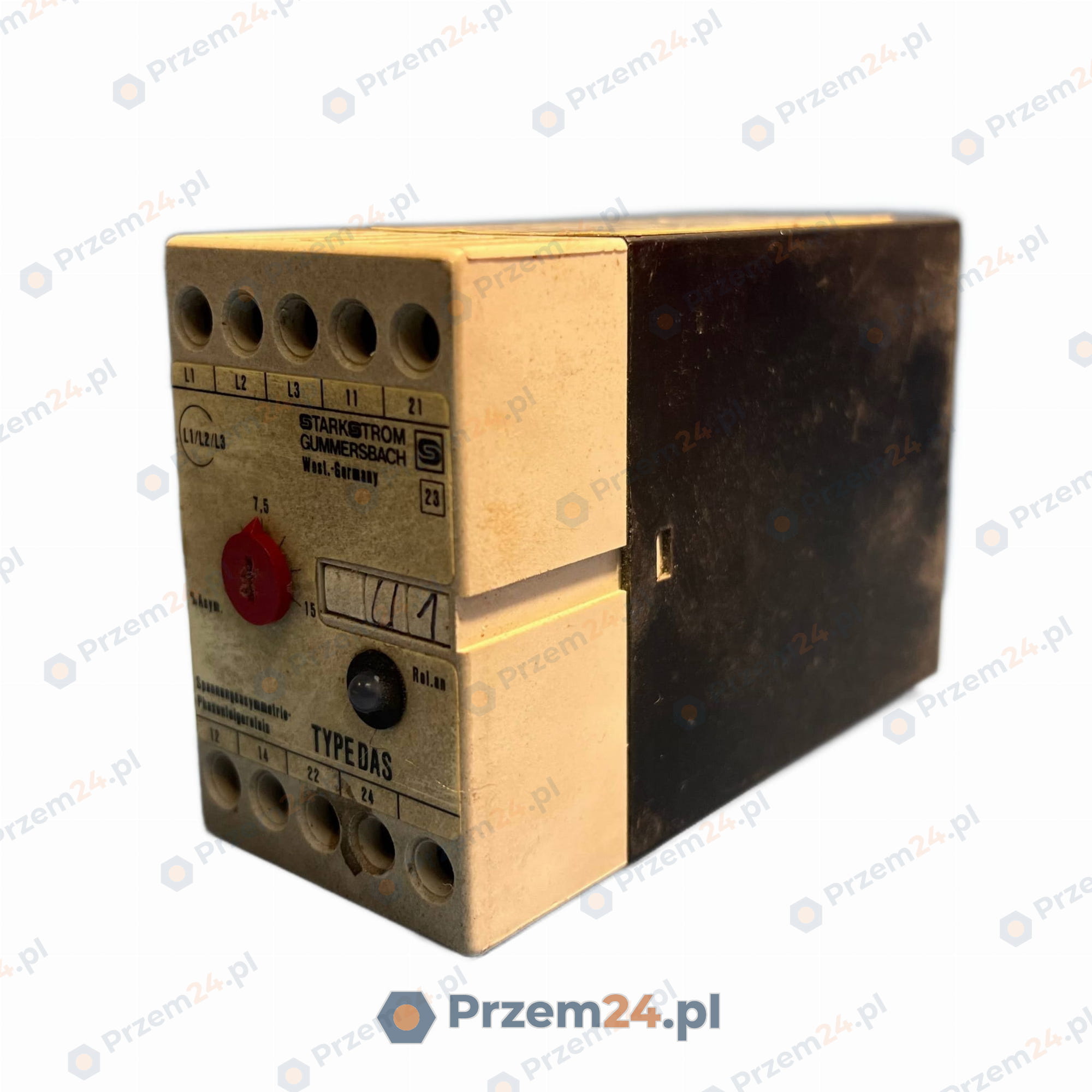SQUARE-D-Class-8430-Type-DAS-DASV-Asymmetrical-Protection-Relay-Used