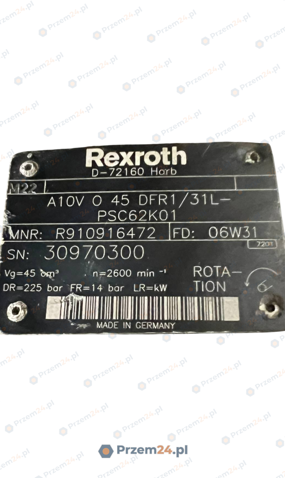 Rexroth-A10V-O-45-DFR1-31L-PSC62K01-(R910916472)-Hydraulic-pump