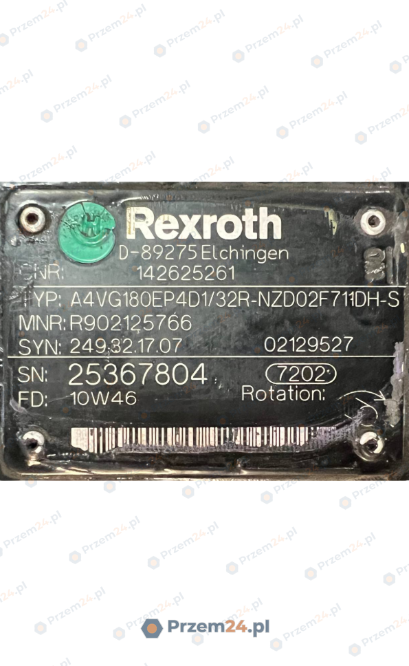 Rexroth-Noell-A4VG180EP4D1-32R-NZD02F711DH-S-(R902125766)-Hydraulic-Pump-TEREX