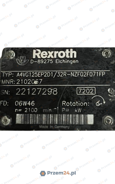 Rexroth-A4VG125EP2D1-32R-NZF02F071FP-(R902102067)-Hydraulic-pump