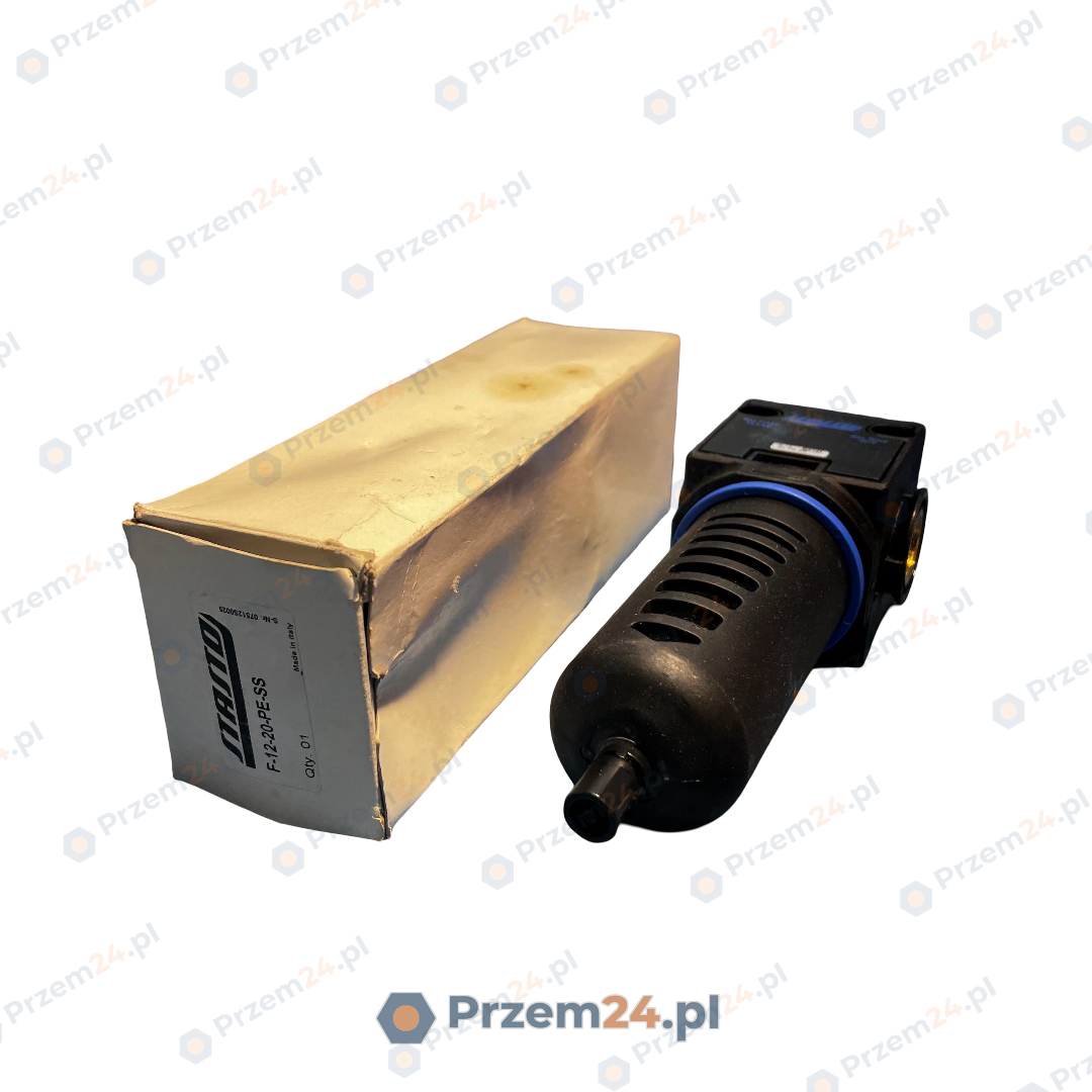 Stasto-F-12-20-PE-SS-Pressure-Filter-Regulator-12,5-Bar-2300-Nl-min-New-in-box