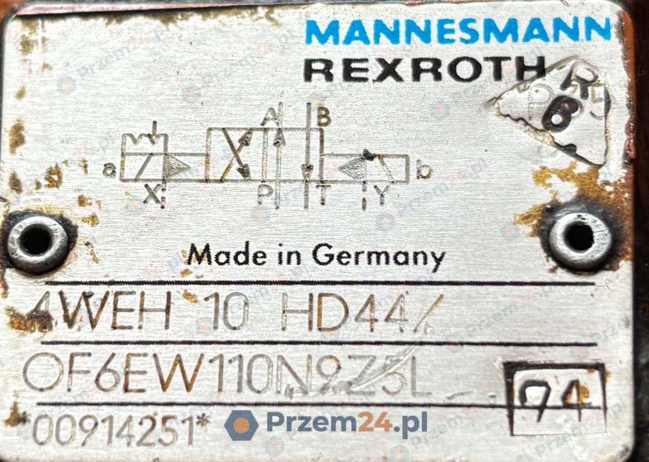 Mannesmann-Rexroth-4WE-6-D61-OFEW110N9Z5L-+-4WEH-10-HD44-OF6EW110N9Z5L-Valve