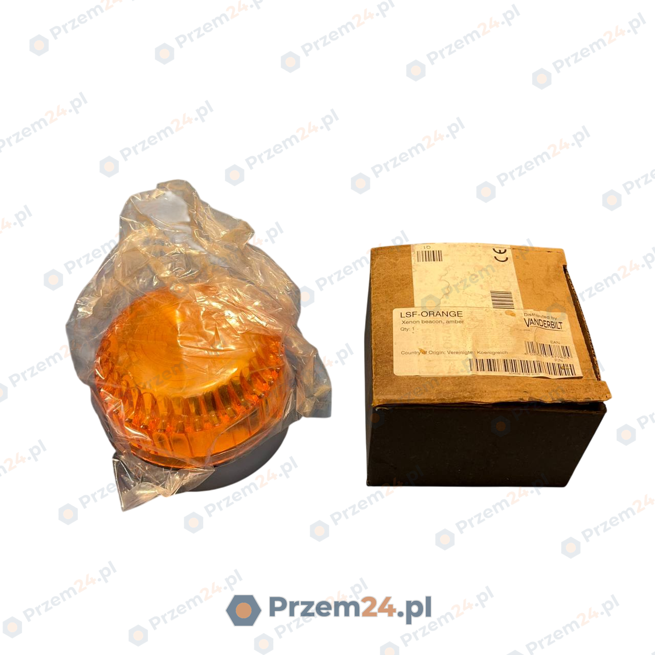 Siemens-Vanderbilt-LSF-ORANGE-S54539-Z164-A100-Xenon-beacon,-amber