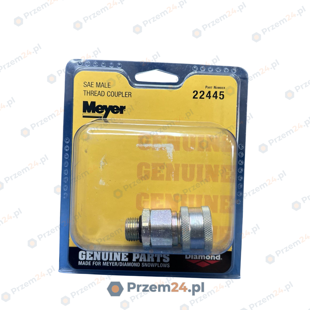 Meyer-22445-Sae-Male-Thread-Coupler-Genuine-(Set-of-3)