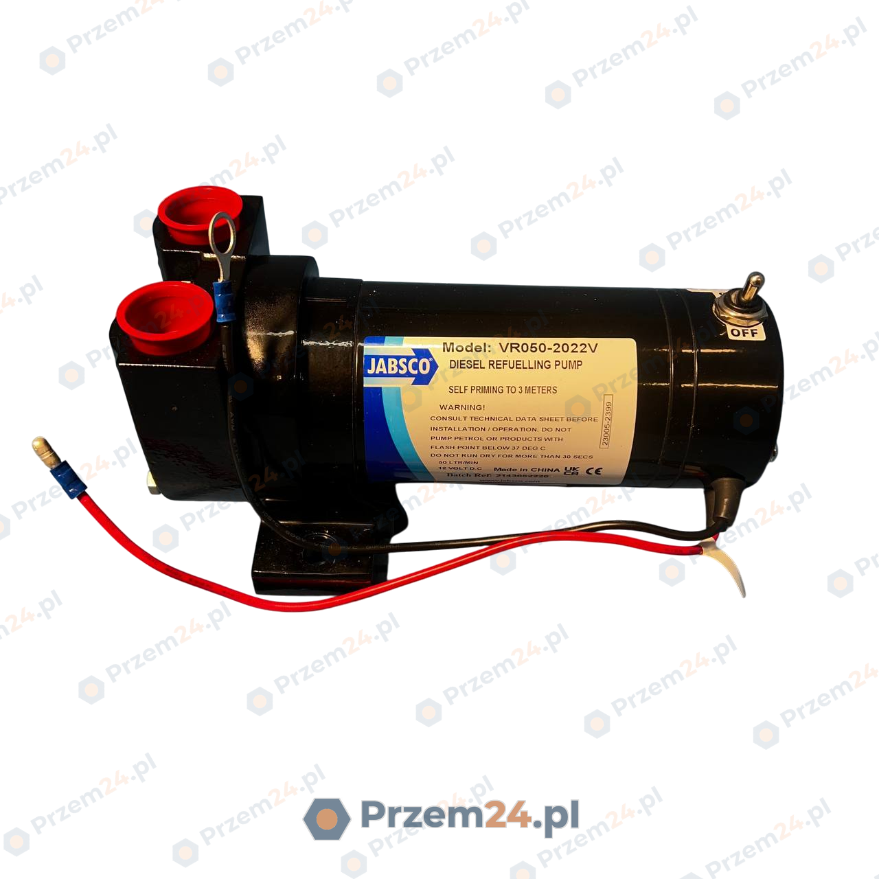 Jabsco-VR050-2022V-(Yanmar-5531001007)-12-volt-fuel-pump,-50-l-min-Terex-TW70