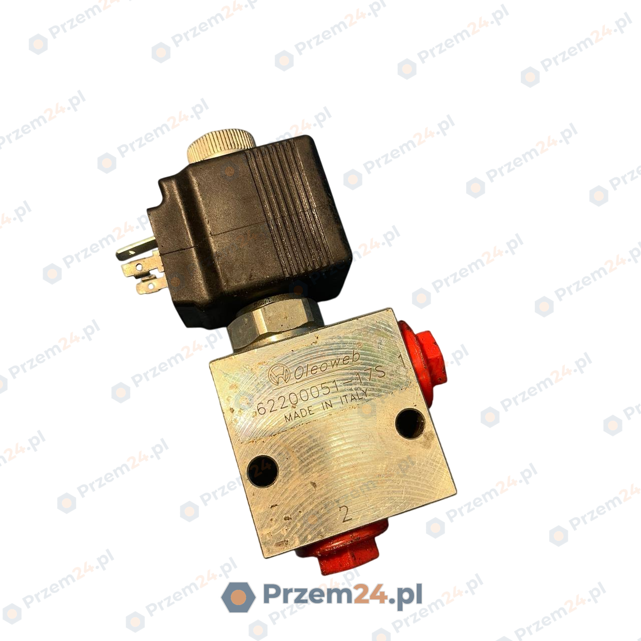 Oleoweb-62200051-17S-(6220005117S)-Hydraulic-valve-+-EDE6-17Q-Coil