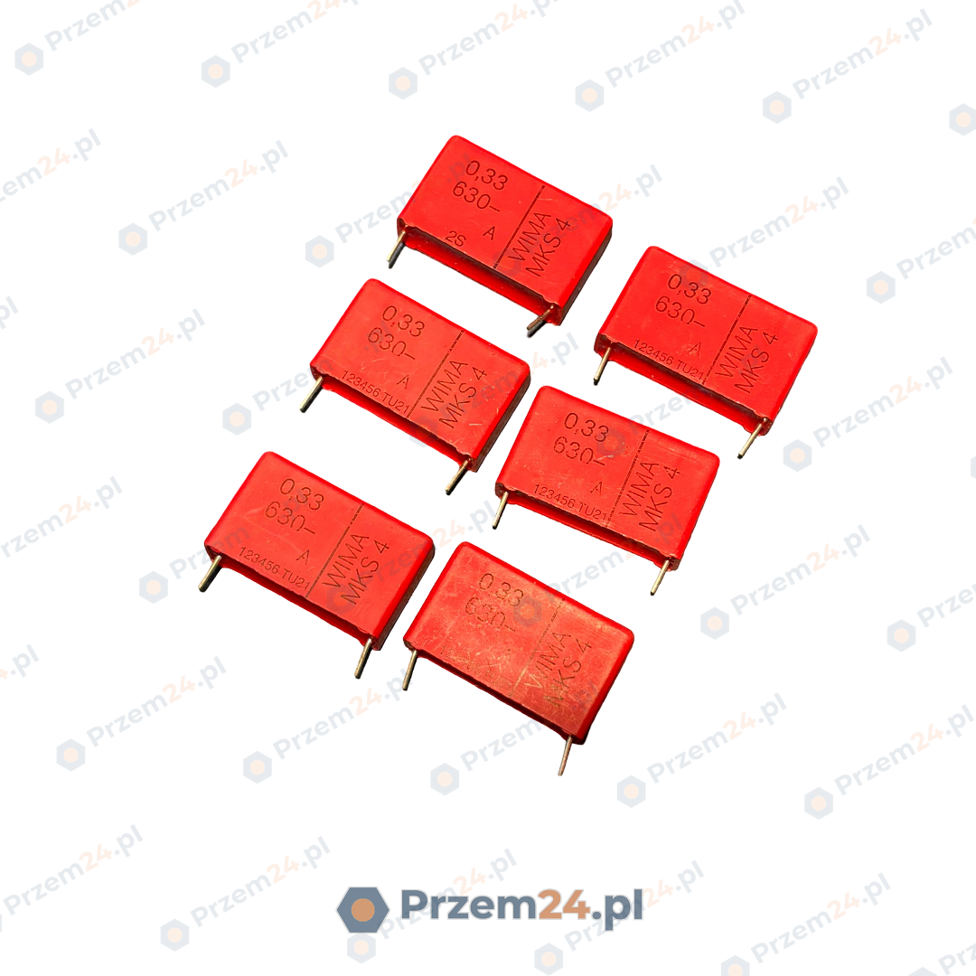 Wima-MKS4-M-KS4-Capacitor-0,33-µF-630-V-DC-6-PIECES-PACK