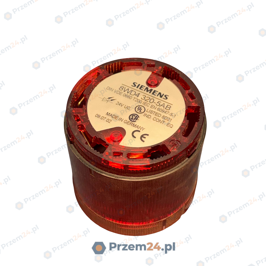 Siemens-8WD4320-5AB-8WD4-320-5AB-Red-Signaling-Column-24V-UC