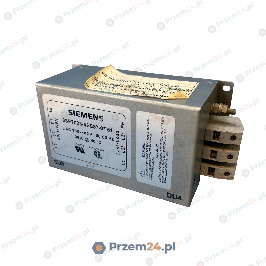 Siemens-6SE7023-4ES87-0FB1-Radio-Interference-Suppression-Line-Filter-50-60Hz