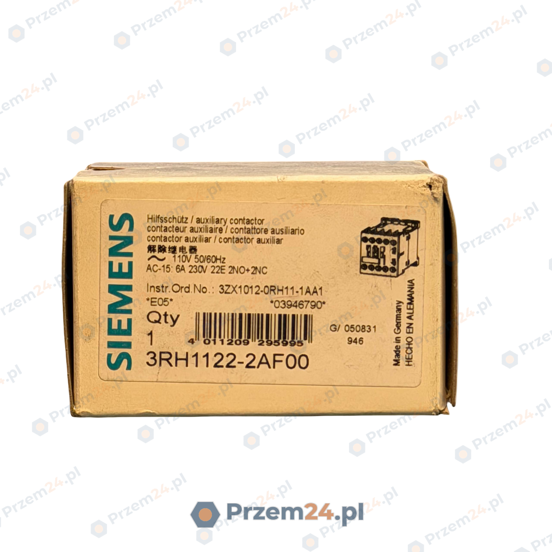 Siemens-3RH1122-2AF00-Auxiliary-Contactor-2NO+2NC