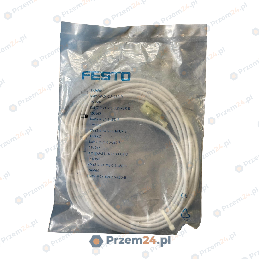 FESTO-KMYZ-9-24-5-LED-B-193689-Connecting-cable