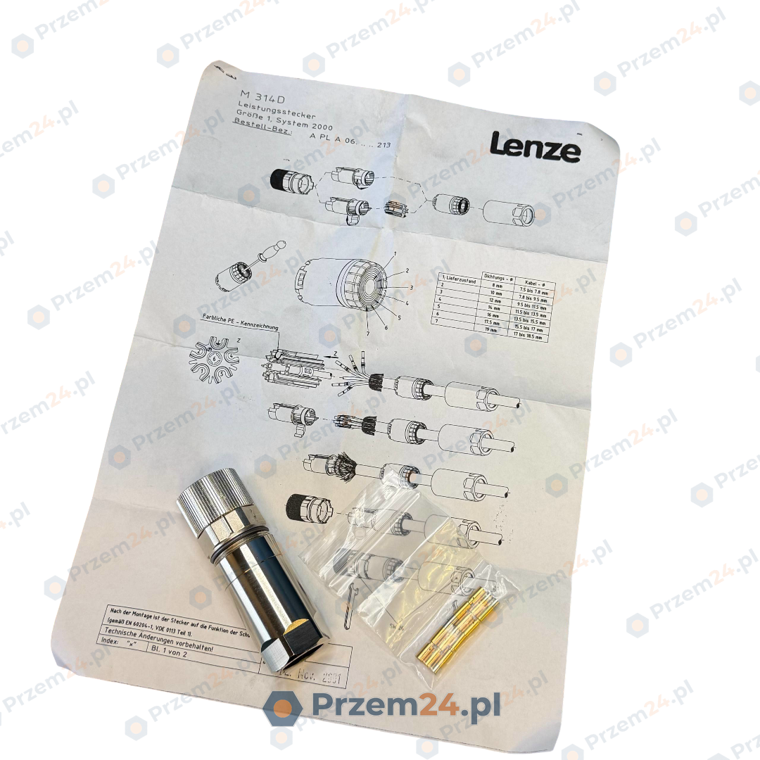 Lenze-374-685-374685-374-685-Cable-Connector