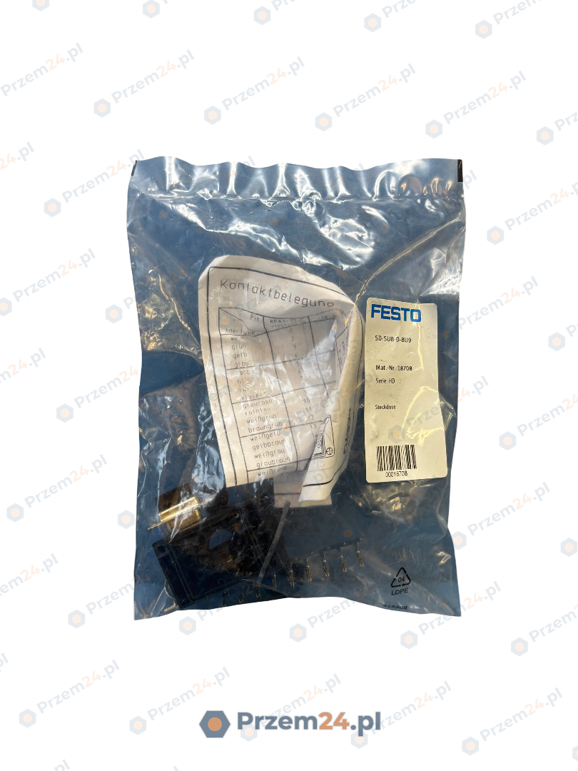 Festo-SD-SUB-D-BU9-18708-Socket
