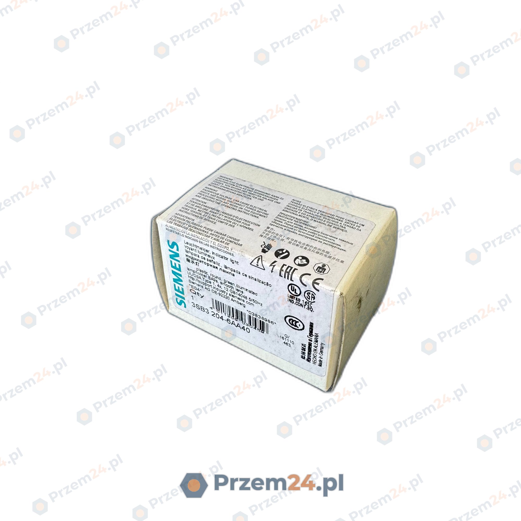 Siemens-3SB3204-6AA40-Green-Indicator-Light