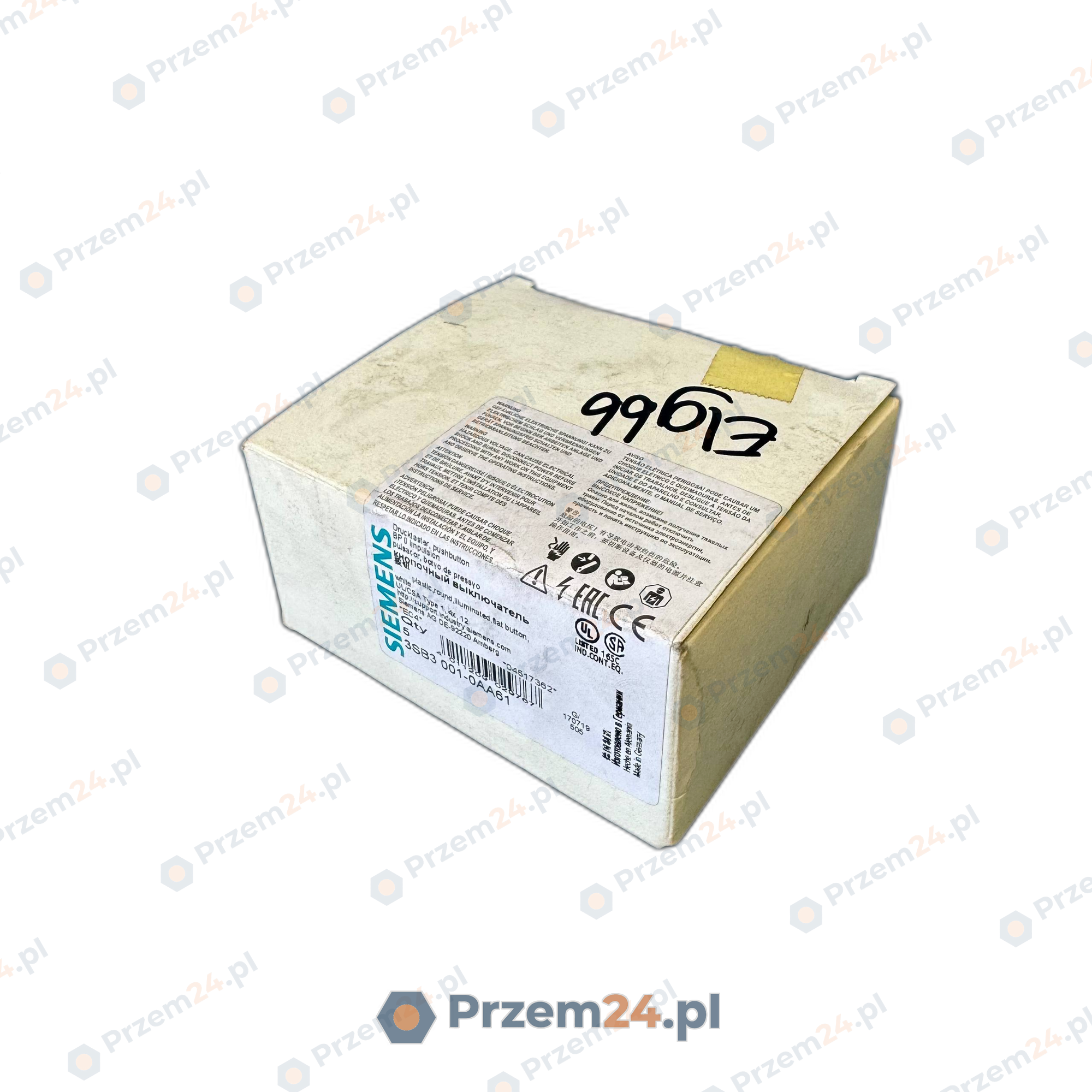 Siemens-3SB3001-0AA61-White-Push-Button-Switch-5-pieces