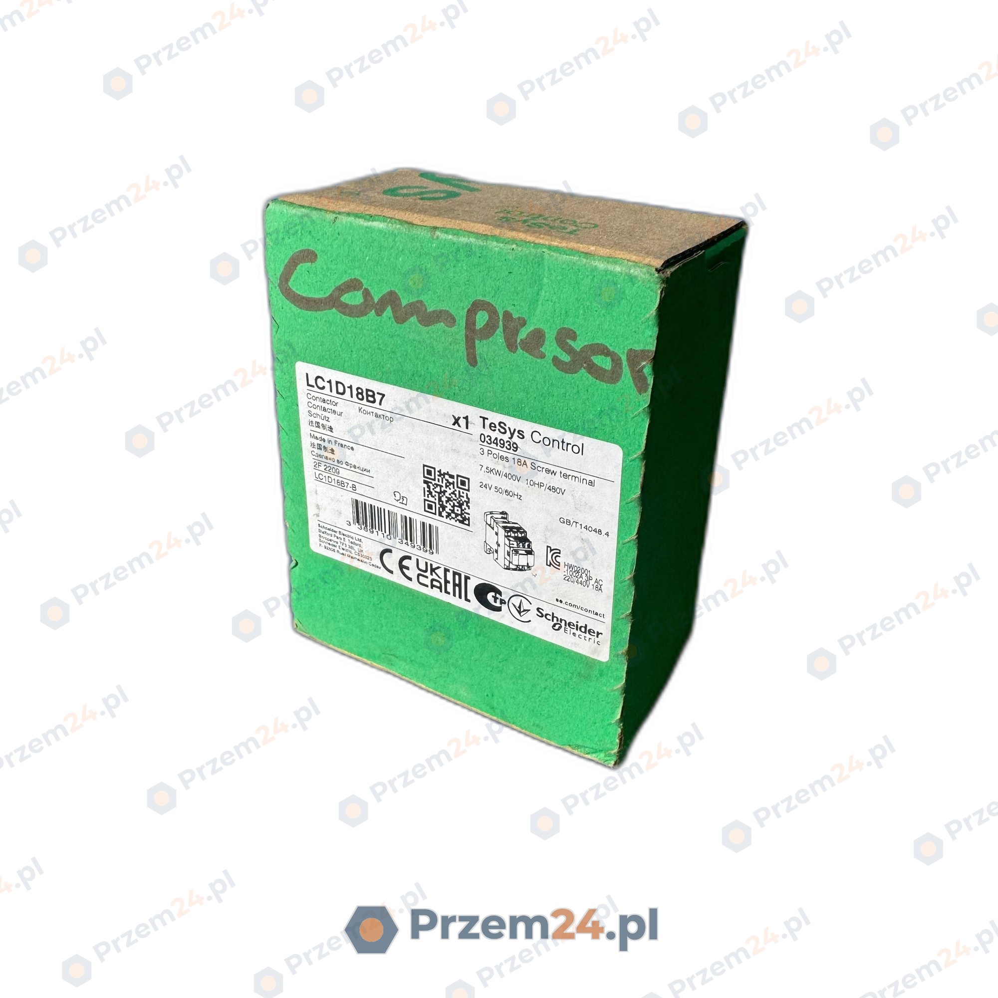 Schneider-Electric-LC1D18B7-034939-Contactor-3P-18A-24V-AC